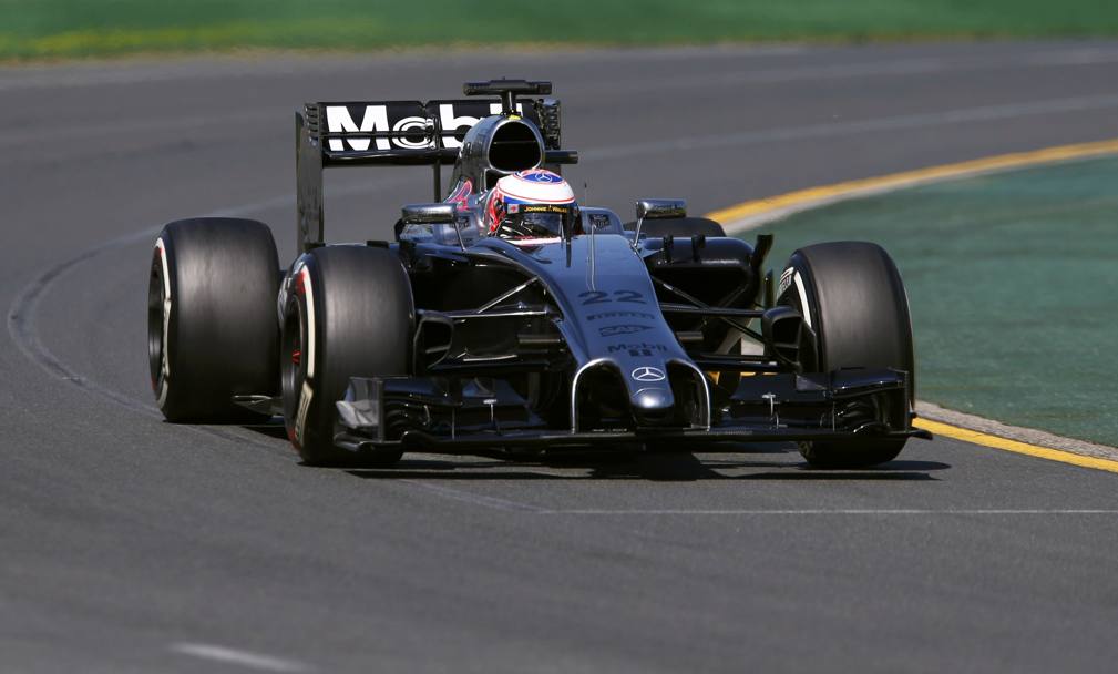 La McLaren di Jenson Button. Reuters